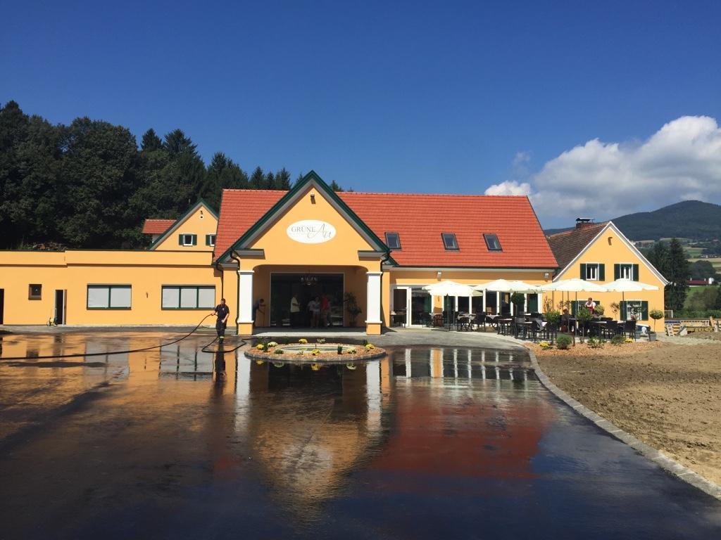 Hotel Restaurant Grune Au Poellau Buitenkant foto